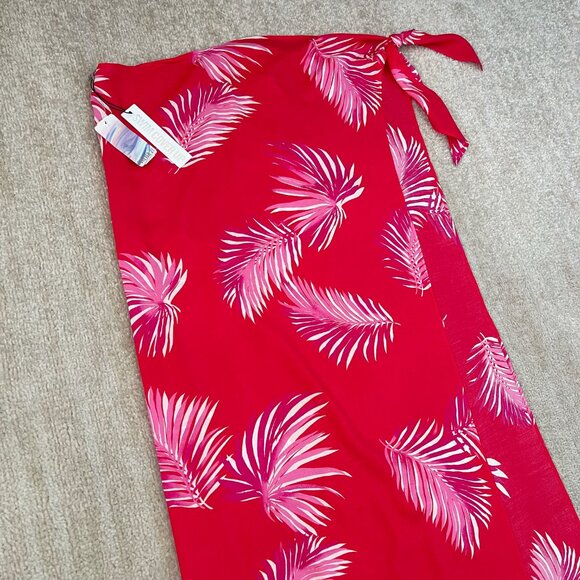 NWT Forever 21 Tropical Palm Print Swim Coverup S - Picture 3 of 9